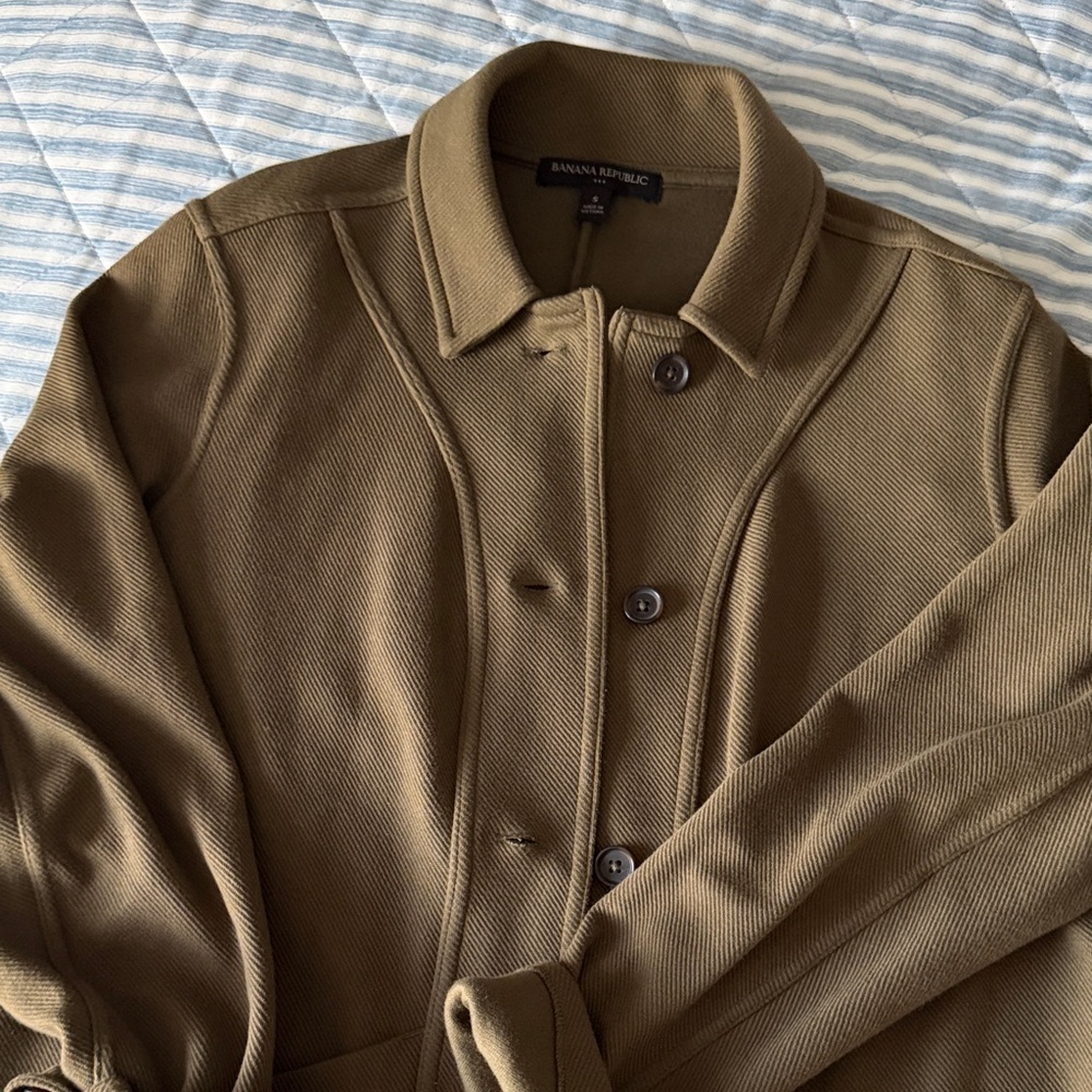 Banana Republic Olive Green Jacket - Picture 3 of 5